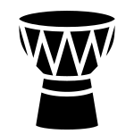 Djembe SVG Icon